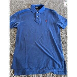 Polo Ralph Lauren Polo Shirt Men's Small Shirt Sleeve Blue Red Golf SS Shirt